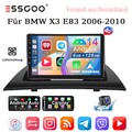 8Core 6+128G Android 14 Carplay Autoradio GPS KAM+ SWC Für BMW X3 E83 2004-10 AM