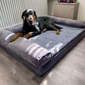 L-XXL Hundebett Orthopädisches Hundebett Sofa mit Abnehmbarem Waschbarem Bezug