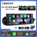 Für VW NEW Beetle 2001-2010 Apple Carplay Android 14 4+64G Autoradio GPS RDS Cam