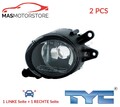 NEBELSCHEINWERFER PAAR SET TYC 19-0228-01-2 2PCS I FÜR VOLVO S40 II,C30
