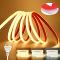 Neon COB LED Stripe Streifen Lichterkette Wasserdicht Leiste Band Selbstklebend