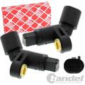 2x FEBI ABS SENSOR RADDREHZAHL VORNE für VW VENTO POLO 6N2 6N1 PASSAT GOLF 3
