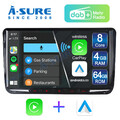 4+64GB für VW Passat Golf 5/6 Caddy Polo EOS Android Autoradio Navi DAB+ 8 Core