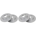 2x ABS BREMSSCHEIBEN 240mm VOLL HINTEN passend für OPEL COMBO CORSA TIGRA | 1714