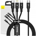 Baseus Rapid 3in1 Kabel: USB-C Micro USB und für iPhone 11 12 13 14 20W, 1,5m