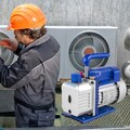 SIHAO 3CFM Vakuumpumpe Unterdruckpumpe 1/4 HP Klimaanlage Monteurhilfe 1-stufig