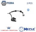 11-14 899 0005 ABS SENSOR DREHZAHLFÜHLER HINTEN MEYLE 2PCS NEU OE QUALITÄT