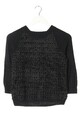 ZARA KNIT Feinstrickpullover Damen Pullover Gr. DE 36 schwarz Business-Look