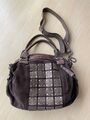 Handtasche, Liebeskind Berlin, echtes Leder, braun, mit einem Schulterriemen