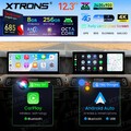12,3" 8G+256GB Android 14 Autoradio für BMW 5er F10 F11 CIC Global 4G CarPlay 2K
