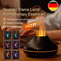 130ml Flame Aroma Diffuser für Ätherische Öle,Duftöl Diffuser mit Flammen Effekt