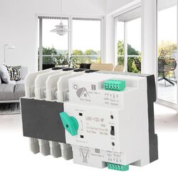100A 4P Transferschalter Dual Power Transfer Lastumschalter Notstrom Umschalter