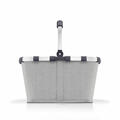 reisenthel carrybag Einkaufskorb Korb Polyestergewebe Herringbone Grey 22 L