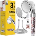 Magichome Duschkopf mit Schlauch 2M Handbrause Öko Ionen Filter Mineralsteine