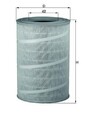 Luftfilter MAHLE LX 714 für SCANIA 4 - series G I P I R I T Filtereinsatz