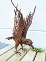 Edelrost Garten Adler Vogel GartenFigure, Gartendeko aus Metall Tier Rost 030893