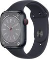 Apple Watch Series 8 - 41mm - Aluminiumgehäuse Mitternacht-(NUR GPS ) - NEU 100%