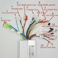 350W 36V/48V E-Bike Steuergerät E-Scooter Fahrrad Motor Brushless Controller