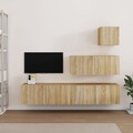 TV Schrank Set 4tlg. Holzwerkstoff Wohnwand Schrankwand mehrere Auswahl vidaXL