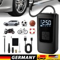 LCD Elektrische Luftpumpe Akku Kabellos Auto Reifen Druckluft Fahrrad Kompressor