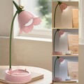 LED Tischlampe Kinder Schreibtischlampe Dimmbar Leselampe Blumen Tischleuchte