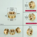 Messing Reduzierstück Reduzierung Übergang Fitting Gewinde 1/8" 1/4" 3/4" 1/2" 