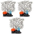  3pcs Aquariumpflanzen Künstliche Korallenschmuck Fischtank Korallendekoration