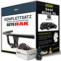 Für SEAT Altea XL Typ 5P5,5P8 Anhängerkupplung starr +eSatz 7pol 06- NEU