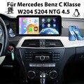 10.25" Autoradio CarPlay GPS NTG4.5 Für Mercedes Benz C Klasse W204 S204 Kamera