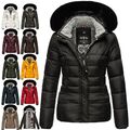 Marikoo Damen Winter Stepp Jacke Parka Mantel Winterjacke gefüttert LOVELEEN NEU