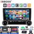 4+64G Carplay Android14 Autoradio GPS NAVI BT DAB+KAM Für Skoda Fabia II 2011-13