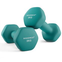 Kurzhantel Hanteln,2er Set Neopren-Beschichtung, Hantelset, Kurzhanteln, Hexago