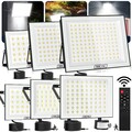 10W-500W LED Fluter ohne/Mit Bewegungsmelder Strahler Scheinwerfer Außen Leuchte