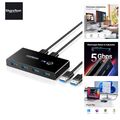 UGREEN USB Switch 2PC USB 3.0 Switcher 2 In 4 Out USB Switch mit 2 USB 3.0 A ...