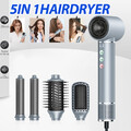 Föhnbürste Air Styler 5in1 Haartrockner Warmluftbürste Set Haarstyler Lockenstab