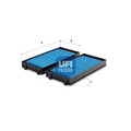 UFI 34.243.00 Filter, Innenraumluft für BMW