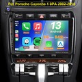 KAM Für Porsche Cayenne 1 9PA 2002-2010 9" Autoradio CarPlay Android13 GPS 2+64G