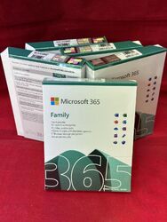 Microsoft 365 Family, bis zu 6 Personen, PC/Mac, physische Box