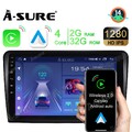Carplay Android 14 Autoradio 2+32GB GPS Navi Für Skoda Superb 2 II 3T4 2008-2015