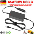 90W Notebook Netzteil USB C Type C Auto Ladegerät Für Lenovo Apple Dell HP Acer