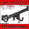 AHK Abnehmbar ABE für BMW X3 E83 SUV Bj 04- Anhängerkupplung Anhängevorrichtung