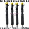 4x Einspritzdüse Injektor Ejbr03101d Ejbr02701z Für Renault-nissan Dacia 1,5 Dci