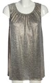 MINIMUM ärmellose Bluse Damen Bluse Gr. DE 40 goldfarben Elegant