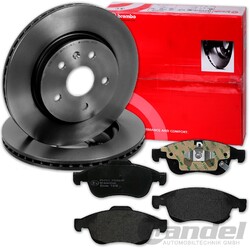 brembo BREMSSCHEIBEN 281mm + BELÄGE VORNE passend für JEEP RENEGADE