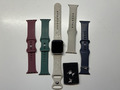 Apple Watch Series 8 41mm Aluminiumgehäuse Polarstern, inclusive 5 Armbänder