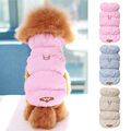Haustier Winter Fleece Hundeweste Gepolstert Mantel Hundejacke Wasserdicht XS-L