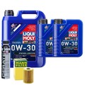 Motoröl 0W30 LIQUI MOLY Synthoil Longtime Plus 7L +MANN Ölfilter +Cera Tec