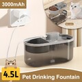 Katzentränke Futterspender Automatischer Wasserspender 2 in 1 Für Katzen Hunde
