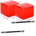 2X HERTH+BUSS BREMSSCHLAUCH VORNE HINTEN passend für MITSUBISHI COLT ECLIPSE GAL