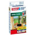 TESA Insect Stop Fliegengitter zum Öffnen und Schließen 1,30 m x 1,50 m